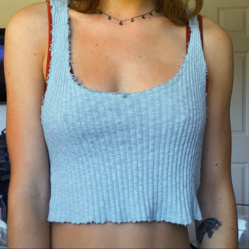 🦋 BLUE CROP TOP 🦋
